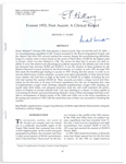Edmund P. Hillary and Michael Ward Signed Copy of ''Everest 1953, First Ascent'', A Medical Record of the Summit